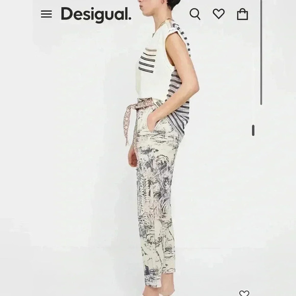 Desigual Embossed sailor t-shirt/blouse - Picture 2 of 6